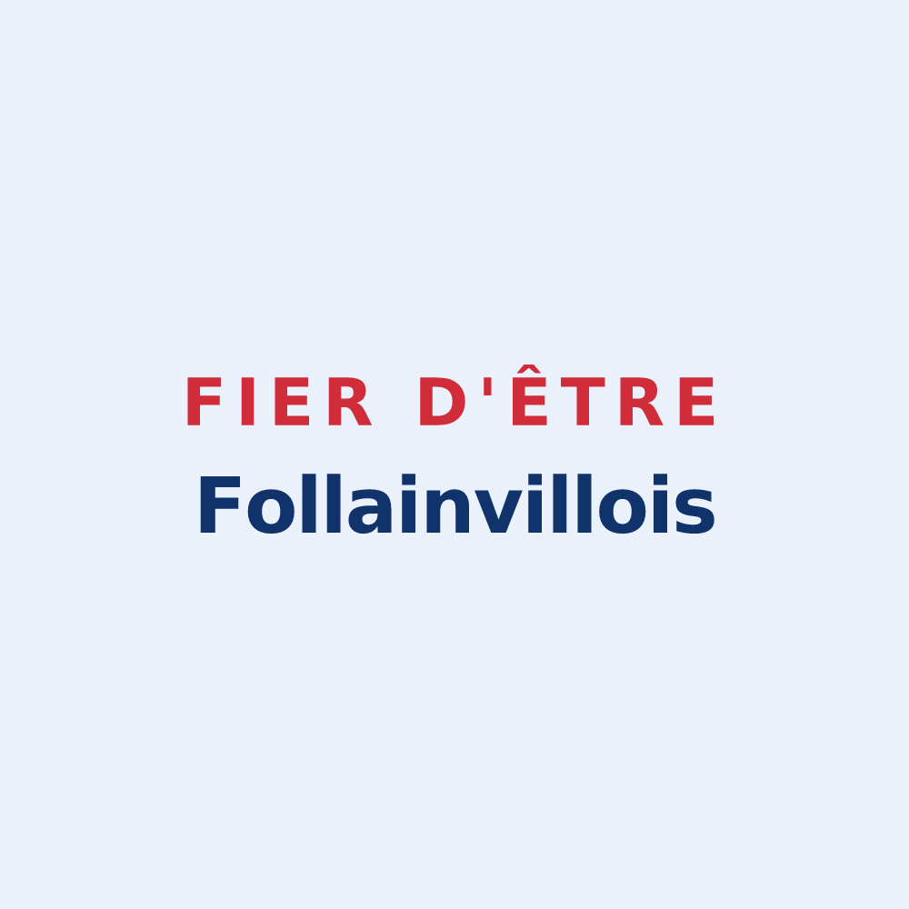 Sticker « Fier d'être Follainvillois » — design pour Follainville-Dennemont
