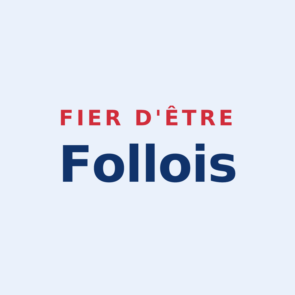 Sticker « Fier d'être Follois » — design pour Folles