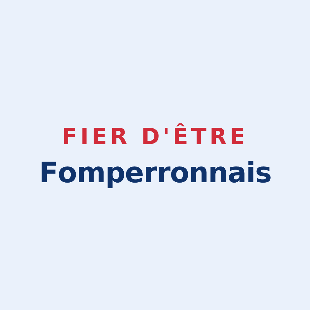 Sticker « Fier d'être Fomperronnais » — design pour Fomperron