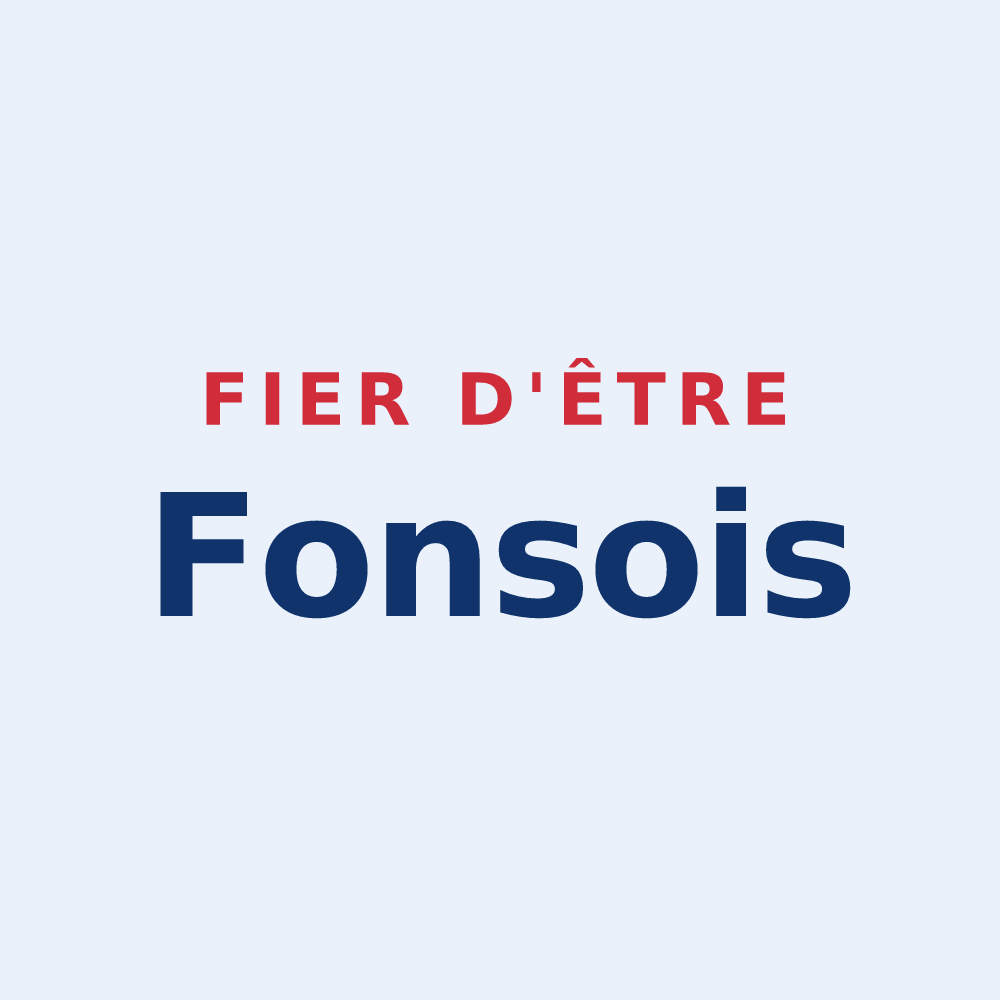 Sticker « Fier d'être Fonsois » — design pour Fons