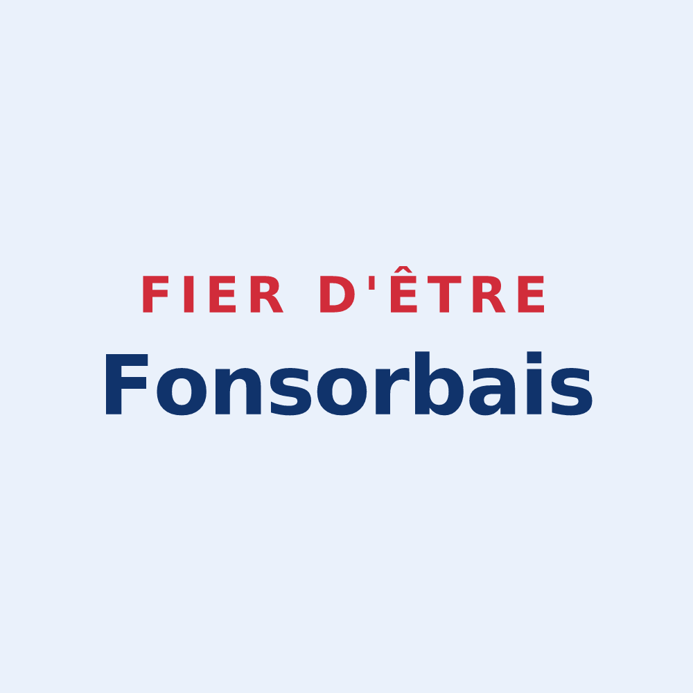 Sticker « Fier d'être Fonsorbais » — design pour Fonsorbes