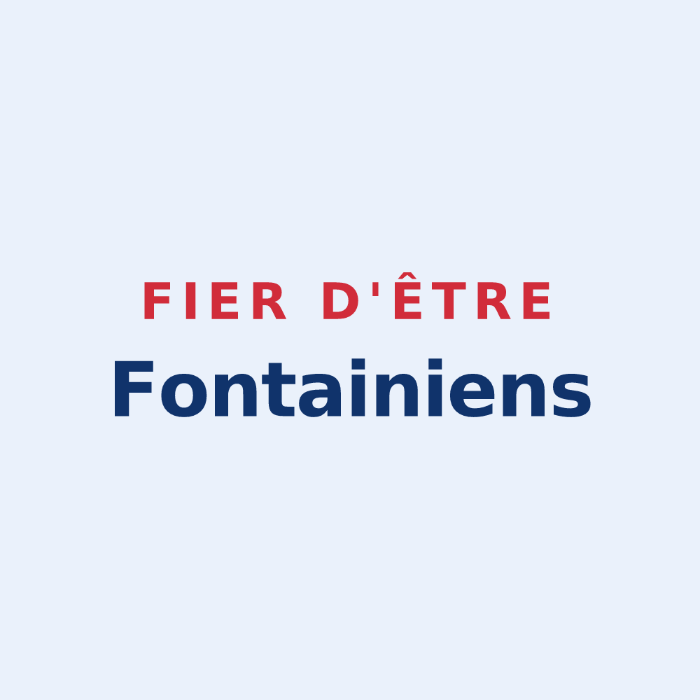 Sticker « Fier d'être Fontainiens » — design pour Fontaine