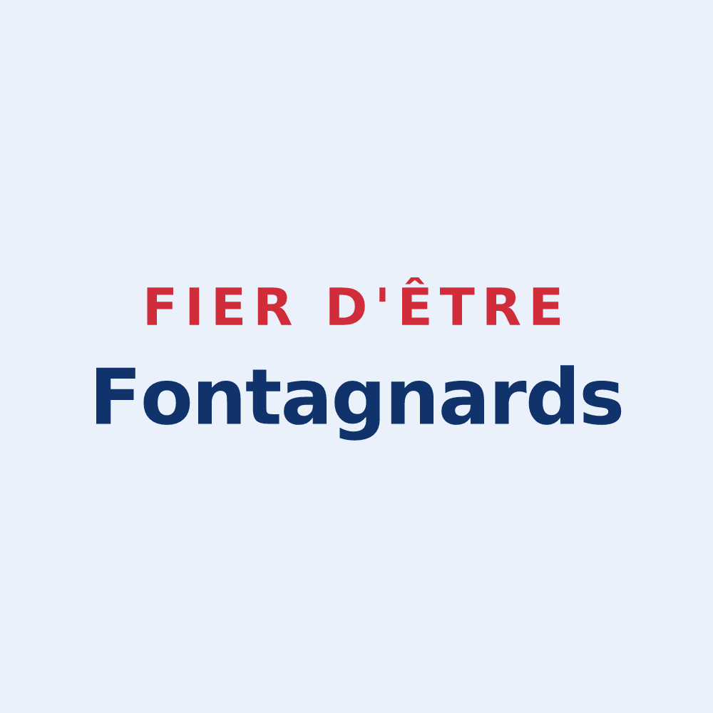 Sticker « Fier d'être Fontagnards » — design pour Fontaine-au-Bois