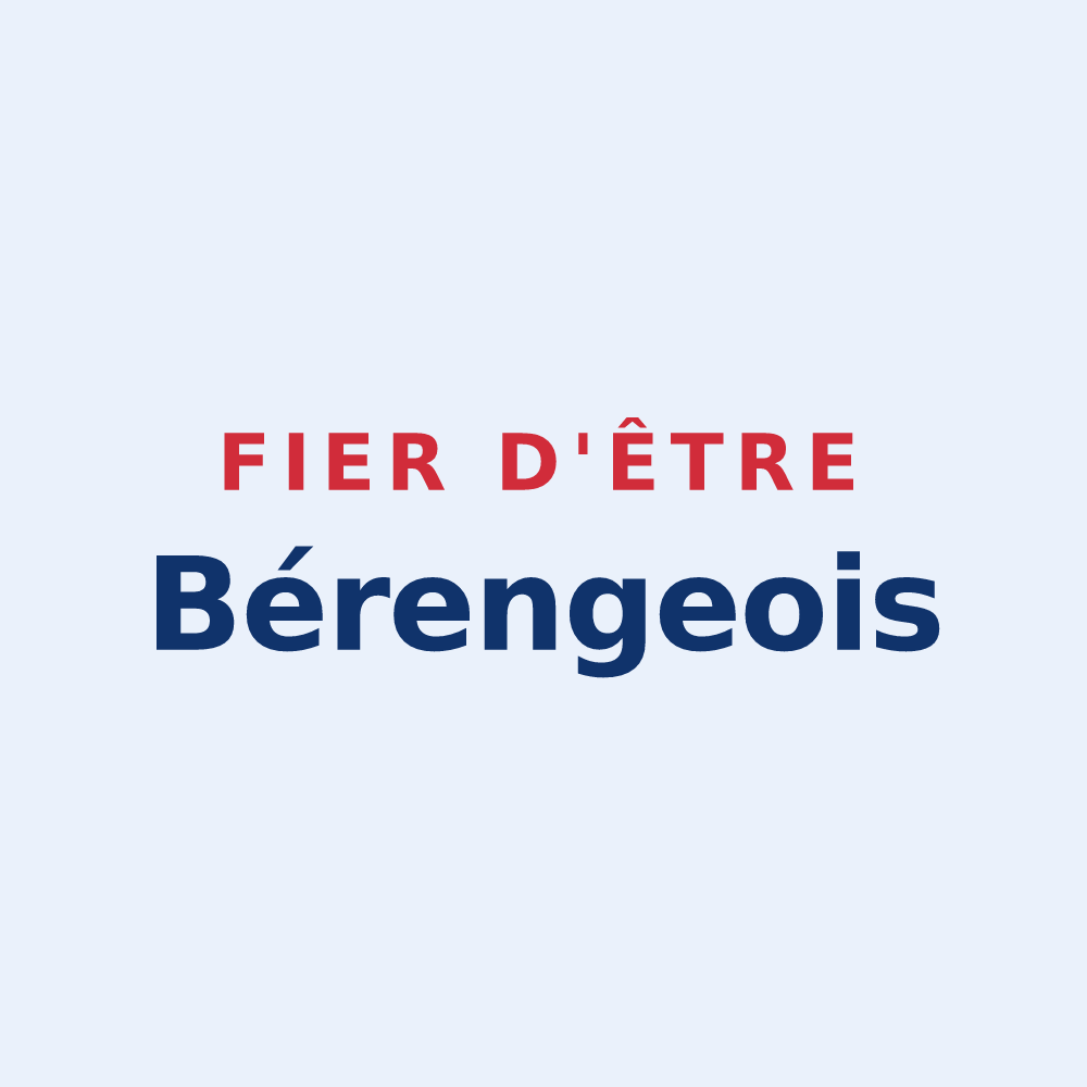 Sticker « Fier d'être Bérengeois » — design pour Fontaine-Bellenger