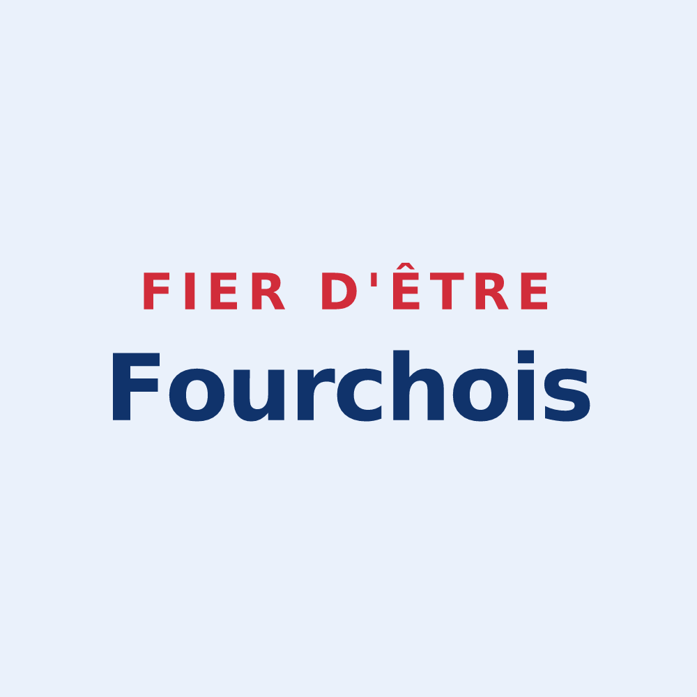 Sticker « Fier d'être Fourchois » — design pour Fontaine-Fourches