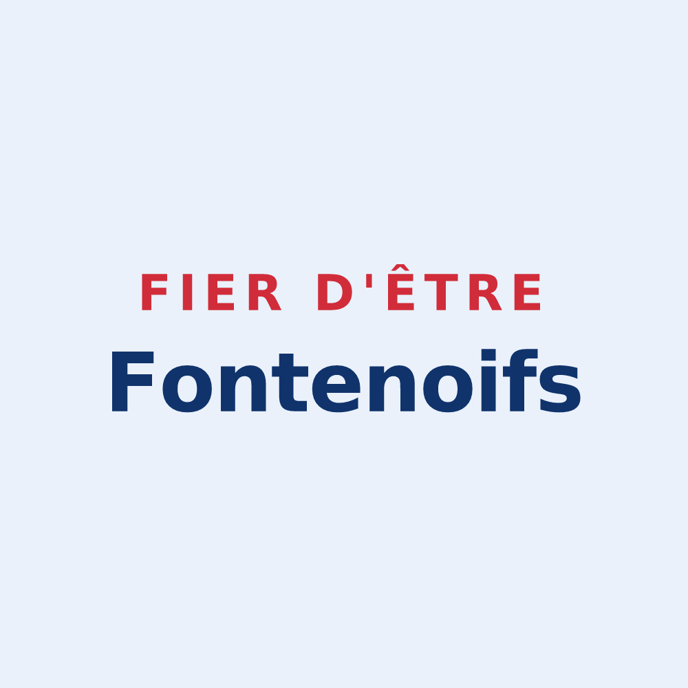 Sticker « Fier d'être Fontenoifs » — design pour Fontaine-l'Abbé
