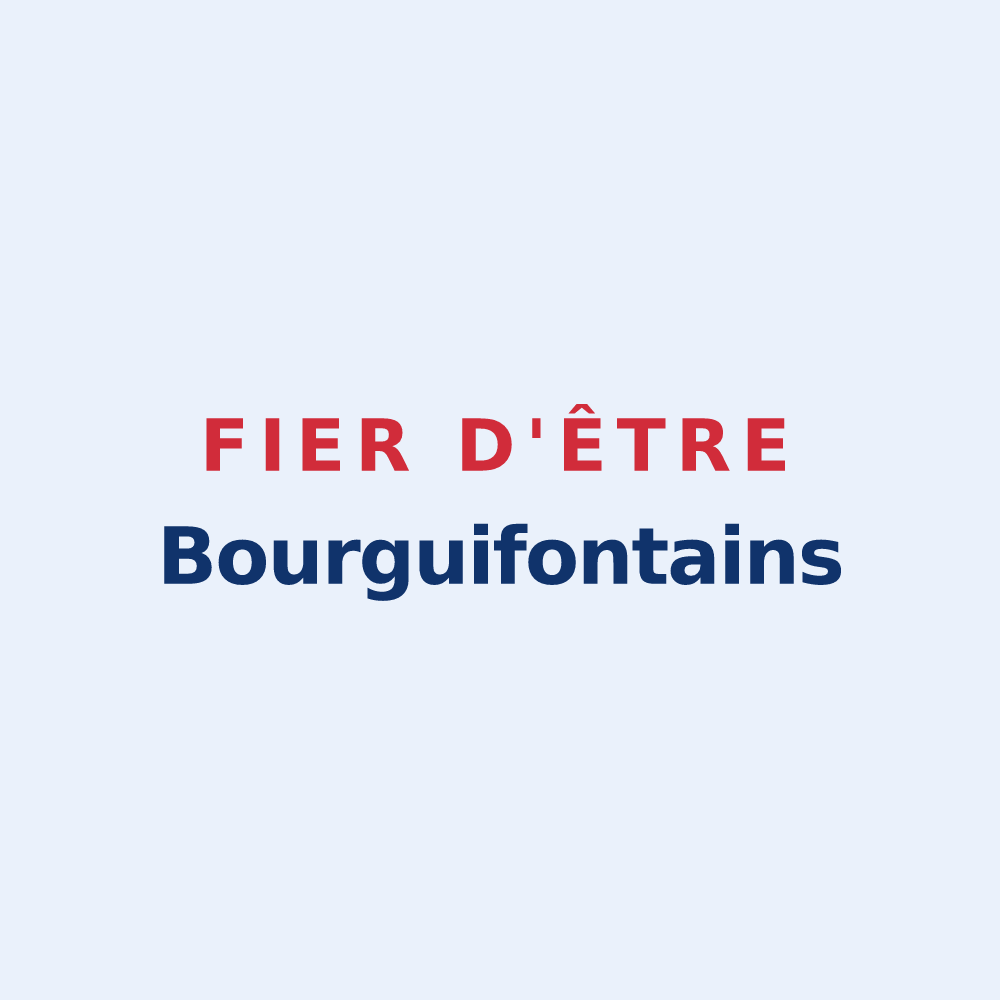 Sticker « Fier d'être Bourguifontains » — design pour Fontaine-le-Bourg