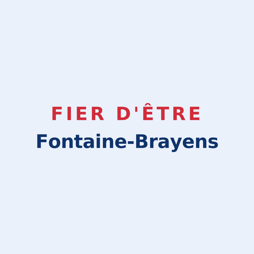 Sticker « Fier d'être Fontaine-Brayens » — design pour Fontaine-le-Pin