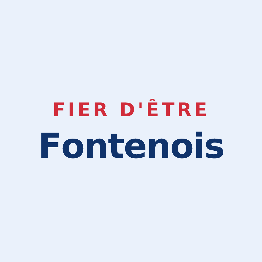 Sticker « Fier d'être Fontenois » — design pour Fontaine-les-Bassets