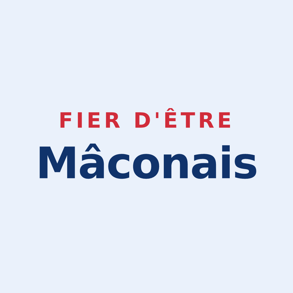 Sticker « Fier d'être Mâconais » — design pour Fontaine-Mâcon