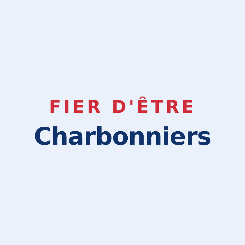 Sticker « Fier d'être Charbonniers » — design pour Fontainebrux