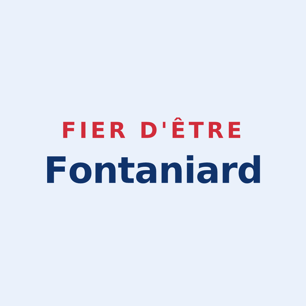 Sticker « Fier d'être Fontaniard » — design pour Fontanès