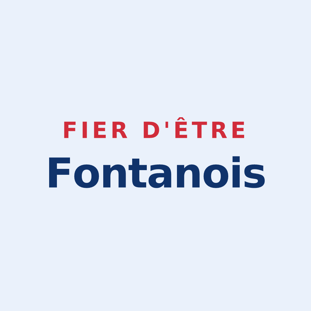 Sticker « Fier d'être Fontanois » — design pour Fontanès