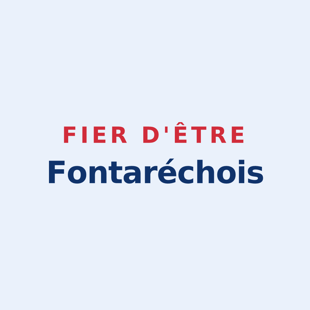 Sticker « Fier d'être Fontaréchois » — design pour Fontarèches