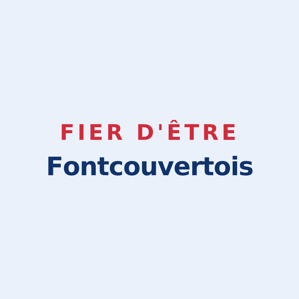 Sticker « Fier d'être Fontcouvertois » — design pour Fontcouverte