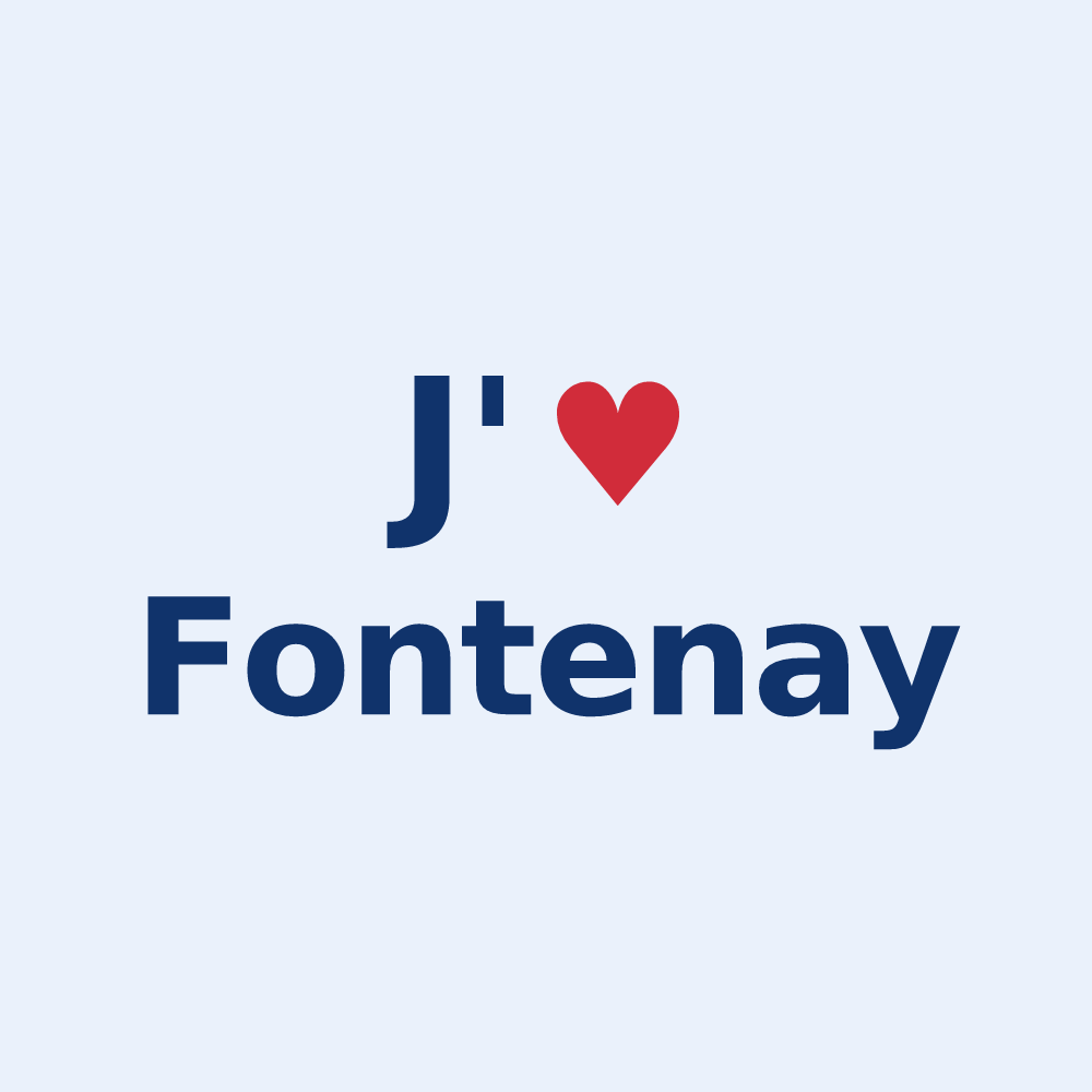 Sticker personnalisé Fontenay — design J'aime Fontenay