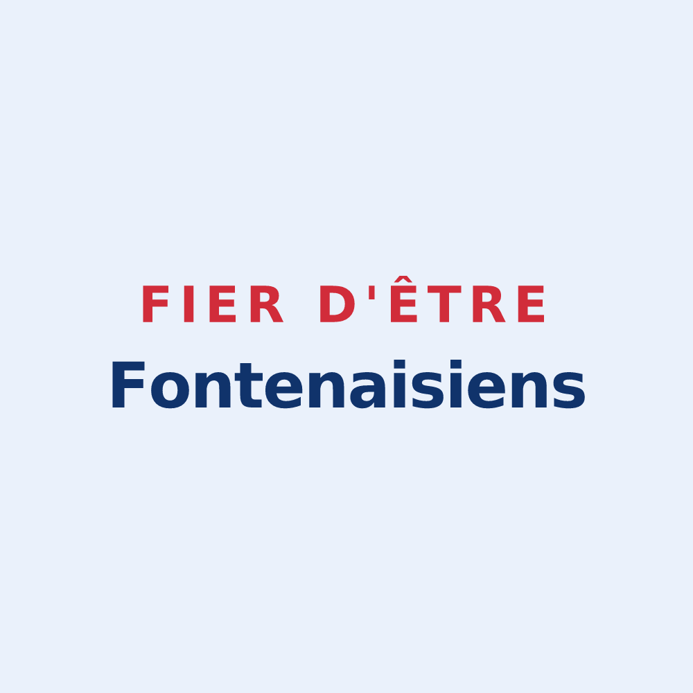 Sticker « Fier d'être Fontenaisiens » — design pour Fontenay-le-Comte