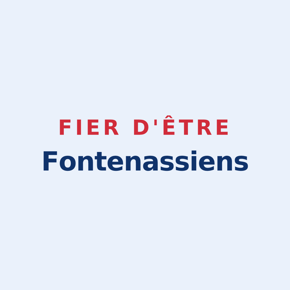 Sticker « Fier d'être Fontenassiens » — design pour Fontenay-le-Pesnel