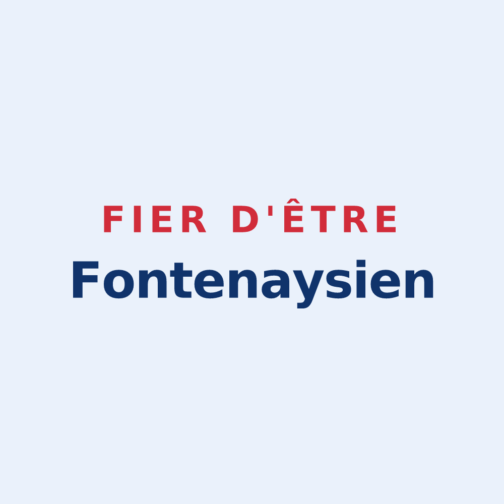 Sticker « Fier d'être Fontenaysien » — design pour Fontenay-sur-Vègre