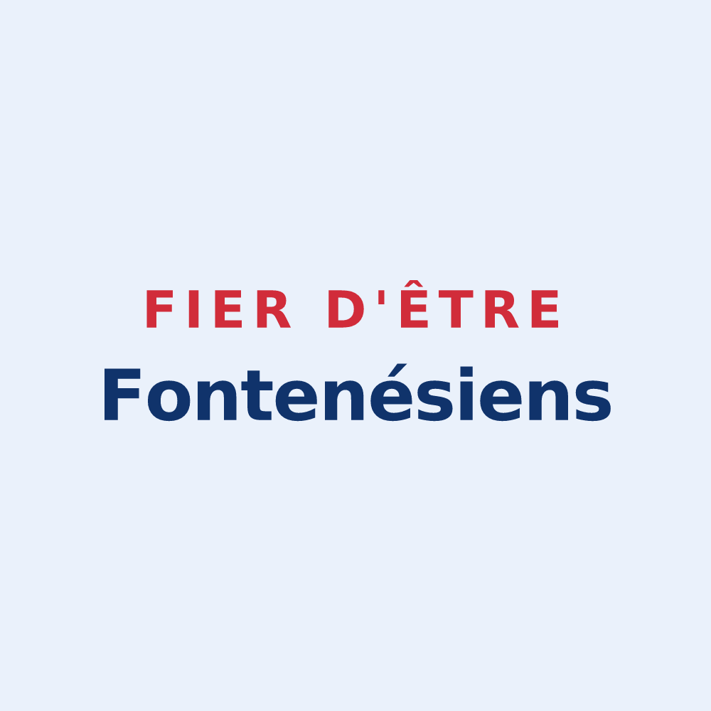 Sticker « Fier d'être Fontenésiens » — design pour Fontenet