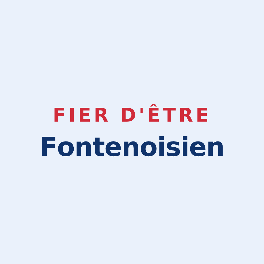 Sticker « Fier d'être Fontenoisien » — design pour Fontenois-lès-Montbozon