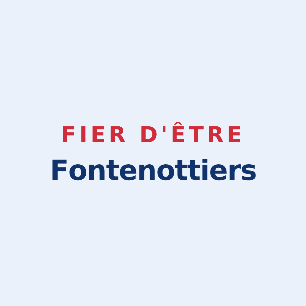 Sticker « Fier d'être Fontenottiers » — design pour Fontenotte