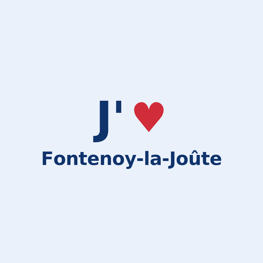 Sticker personnalisé Fontenoy-la-Joûte — design J'aime Fontenoy-la-Joûte