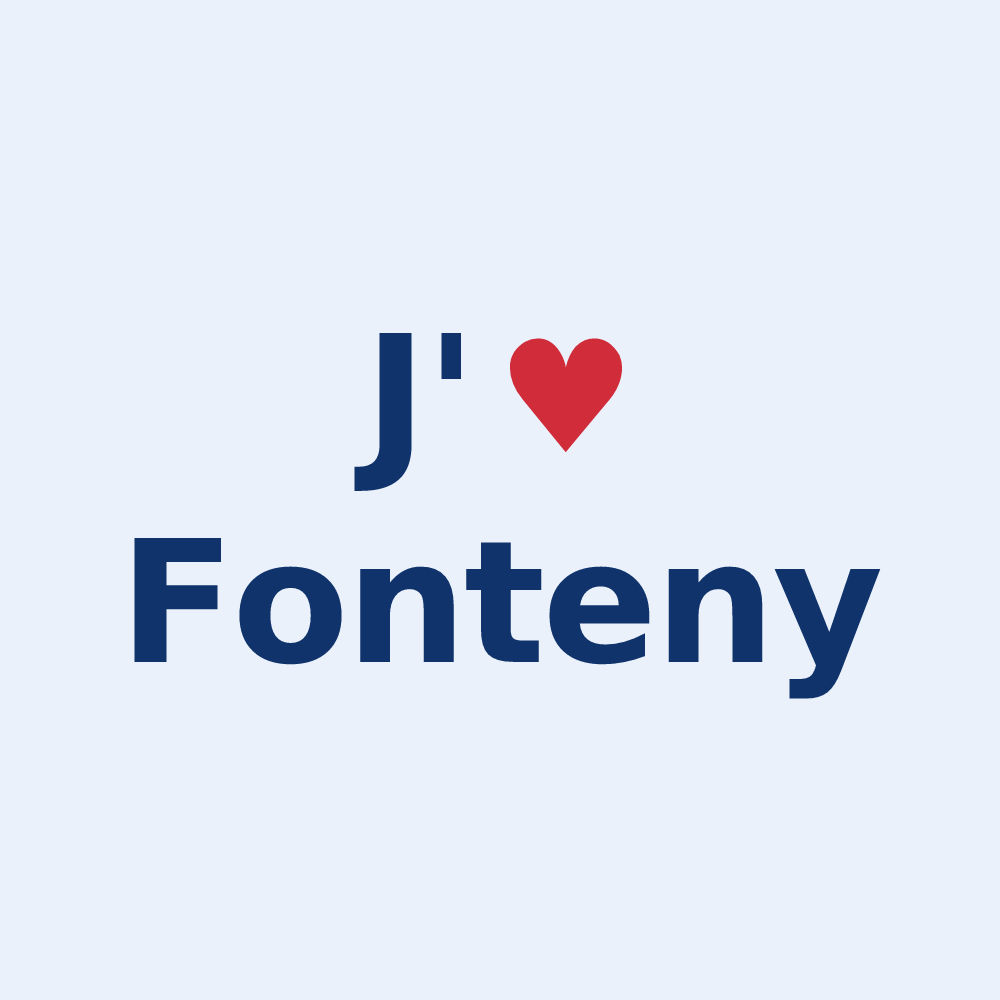 Sticker personnalisé Fonteny — design J'aime Fonteny