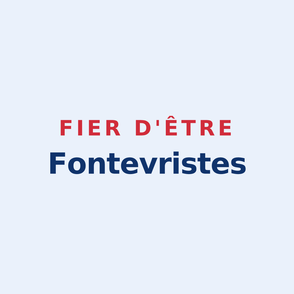 Sticker « Fier d'être Fontevristes » — design pour Fontevraud-l'Abbaye