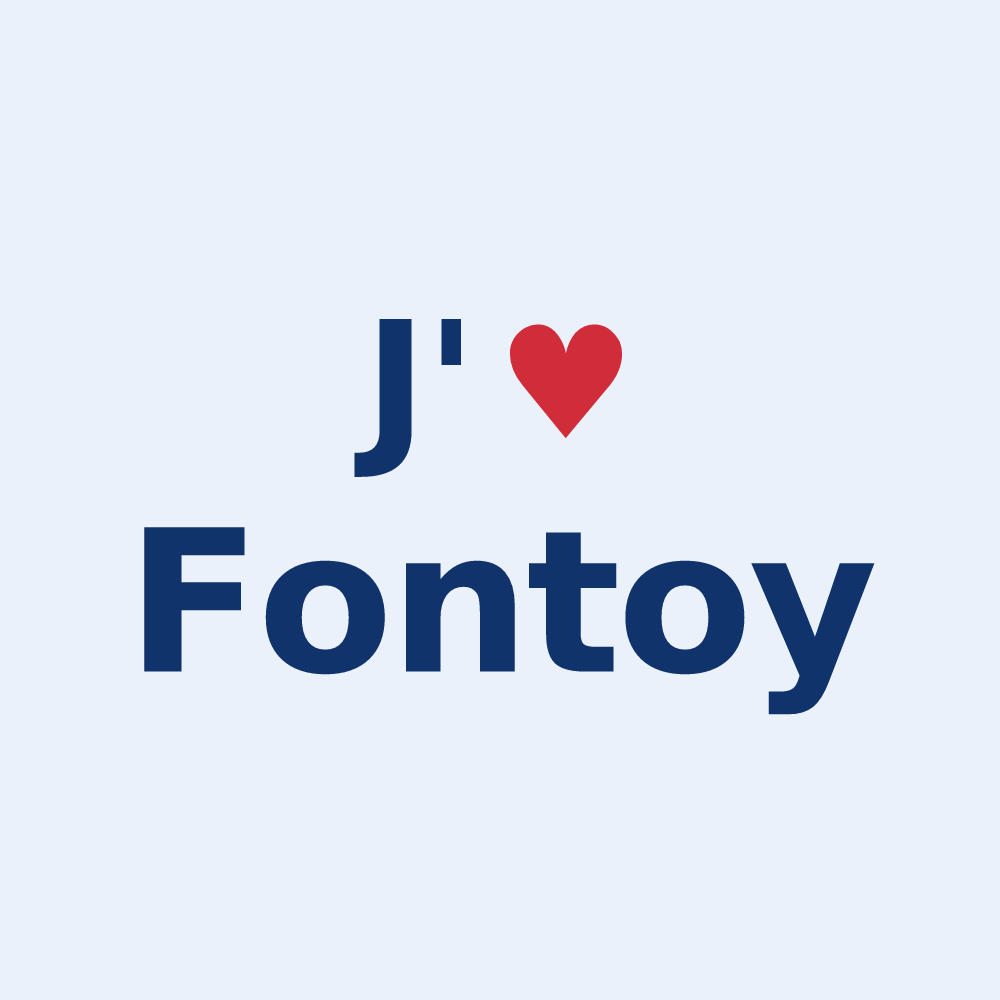Sticker personnalisé Fontoy — design J'aime Fontoy