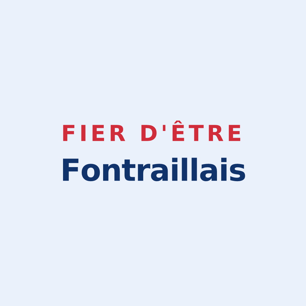 Sticker « Fier d'être Fontraillais » — design pour Fontrailles