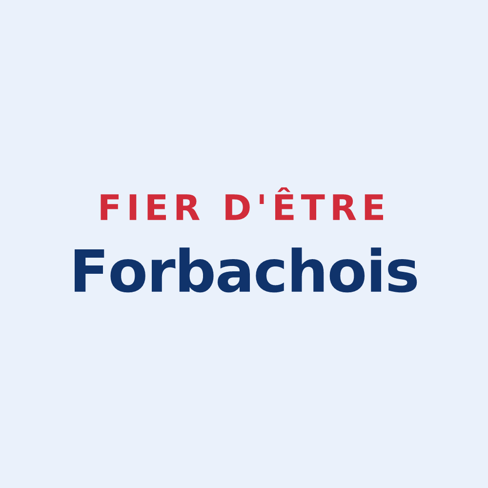 Sticker « Fier d'être Forbachois » — design pour Forbach