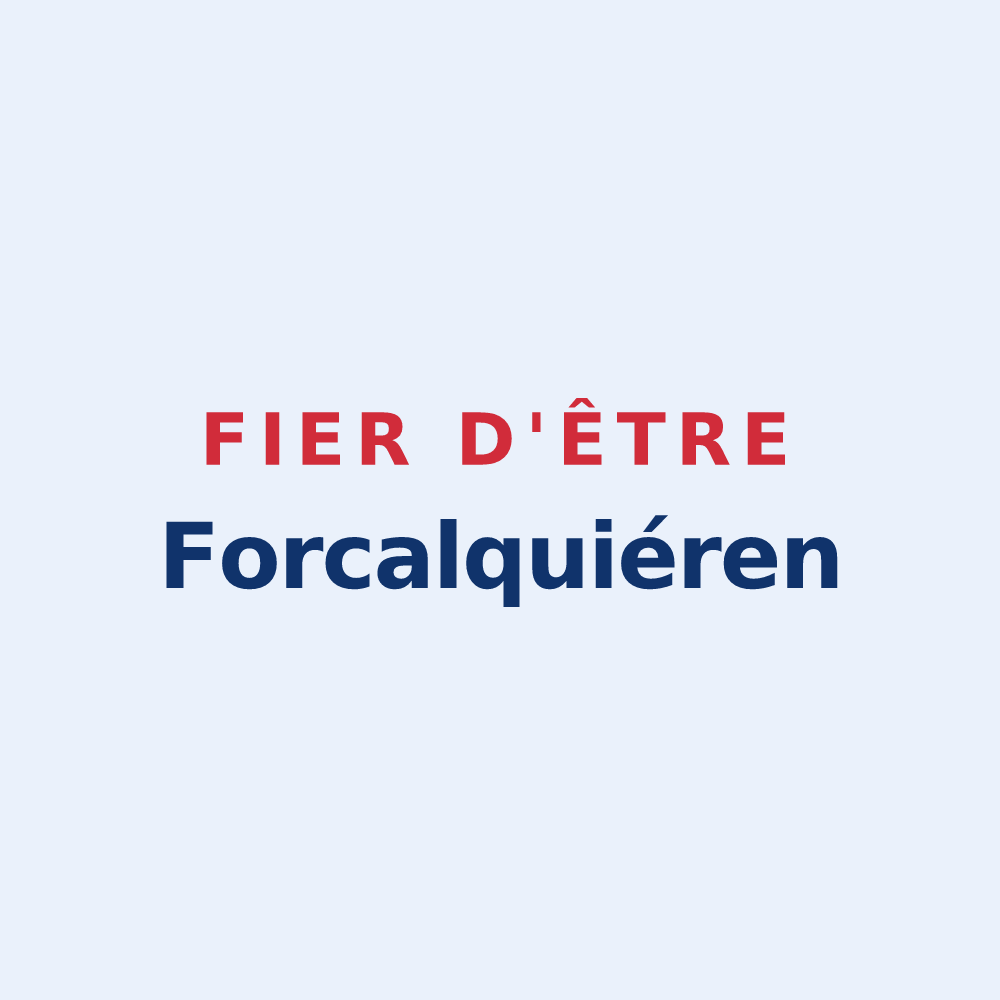 Sticker « Fier d'être Forcalquiéren » — design pour Forcalquier