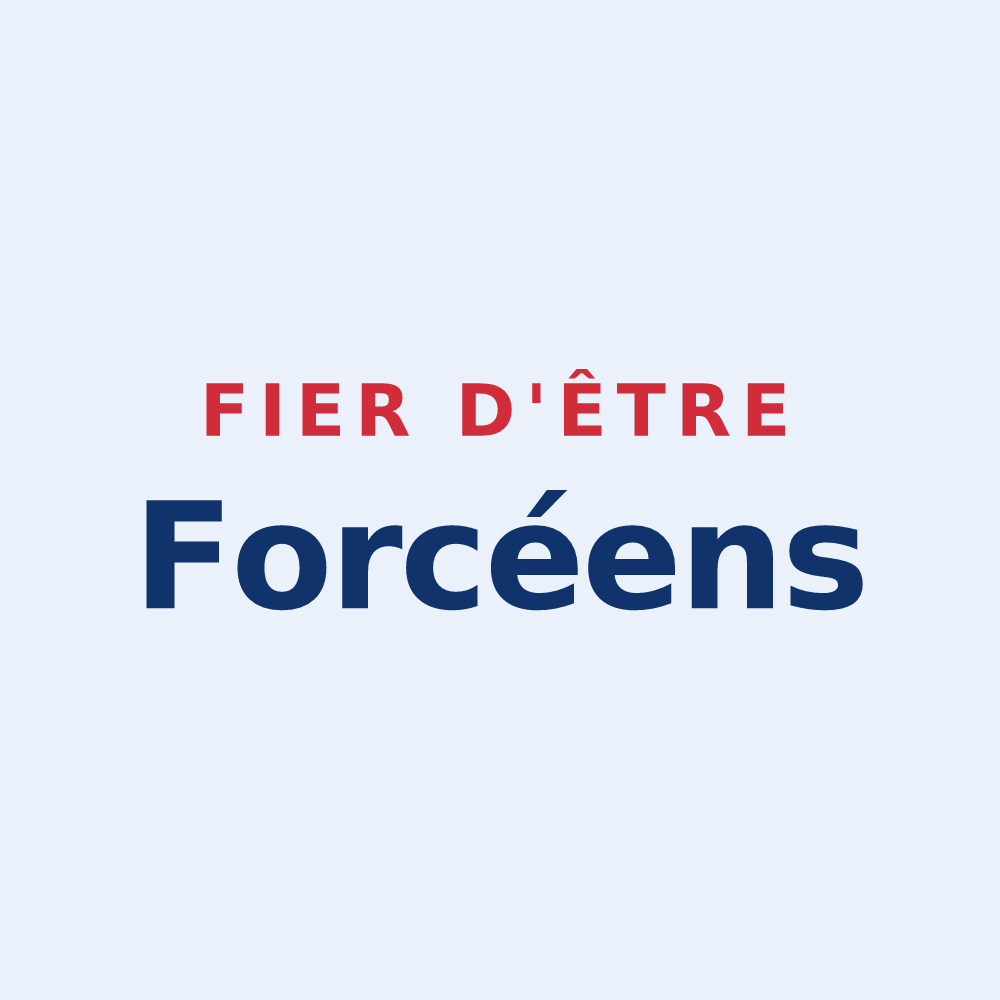 Sticker « Fier d'être Forcéens » — design pour Forcé