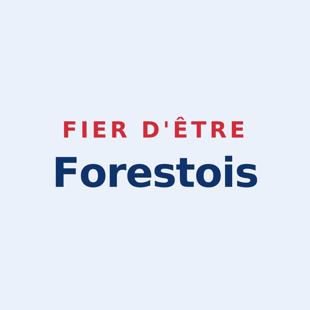 Sticker « Fier d'être Forestois » — design pour Foreste