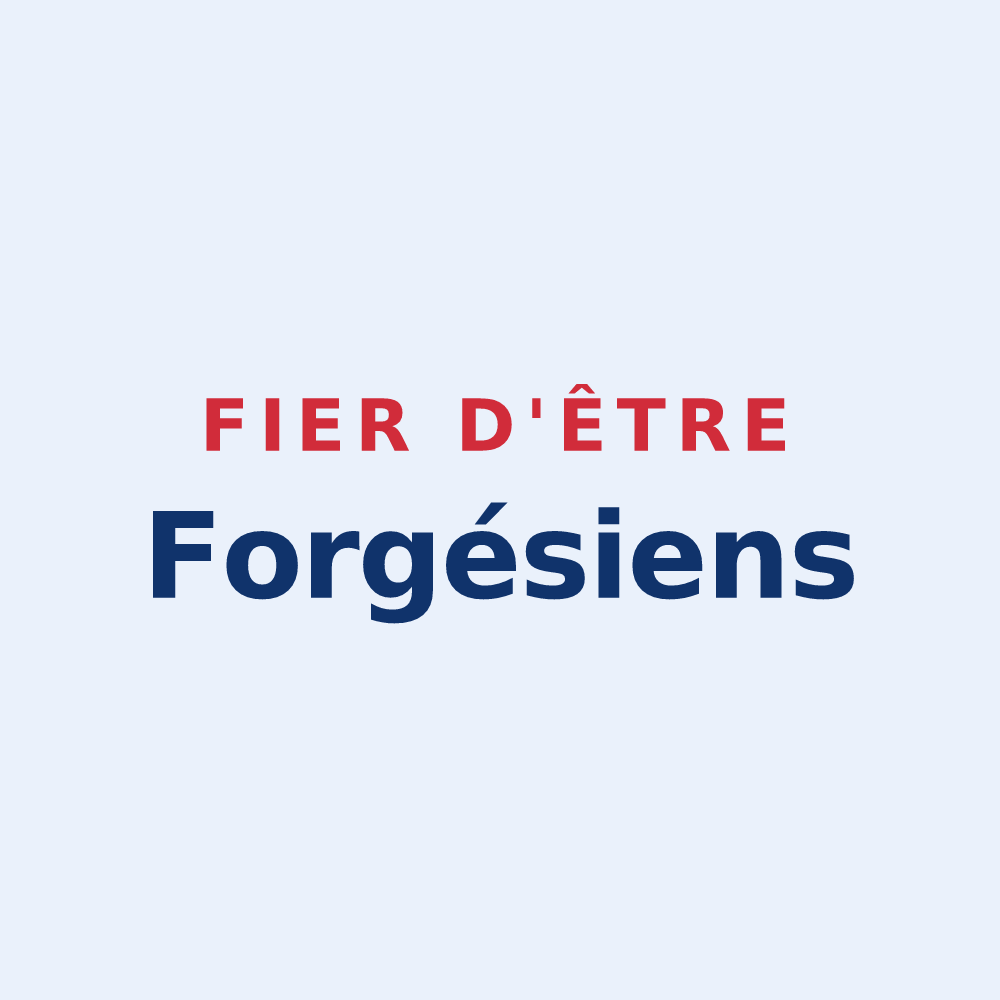 Sticker « Fier d'être Forgésiens » — design pour Forgès