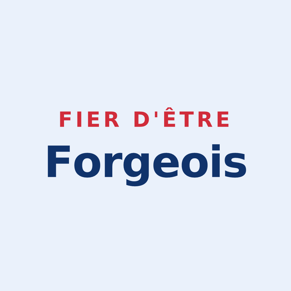 Sticker « Fier d'être Forgeois » — design pour Forges