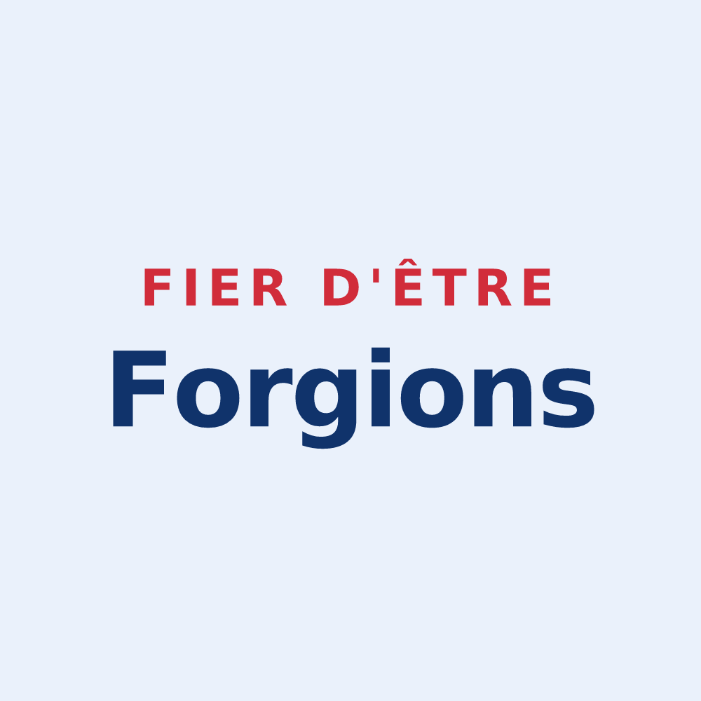 Sticker « Fier d'être Forgions » — design pour Forges-les-Eaux