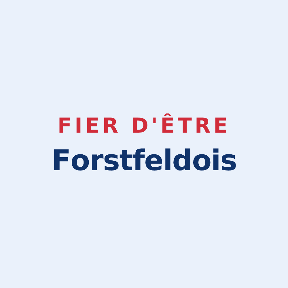 Sticker « Fier d'être Forstfeldois » — design pour Forstfeld