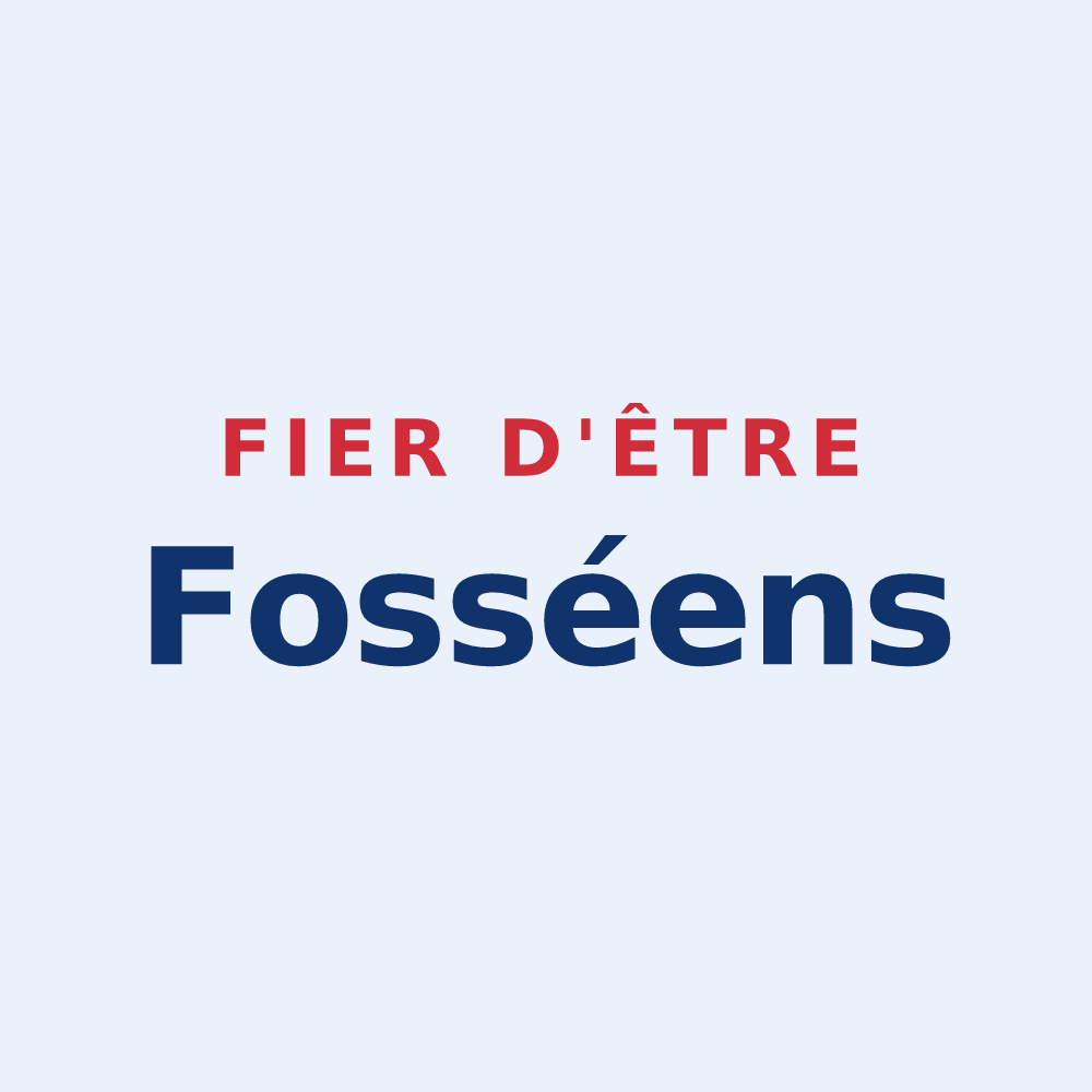 Sticker « Fier d'être Fosséens » — design pour Fossé