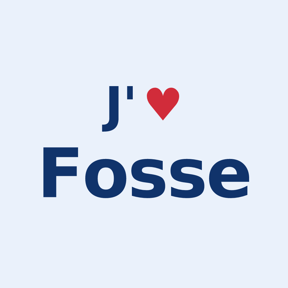 Sticker personnalisé Fosse — design J'aime Fosse