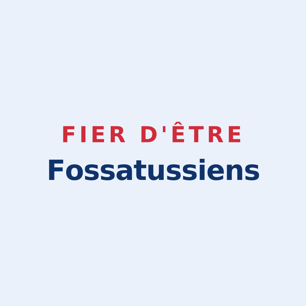 Sticker « Fier d'être Fossatussiens » — design pour Fosses