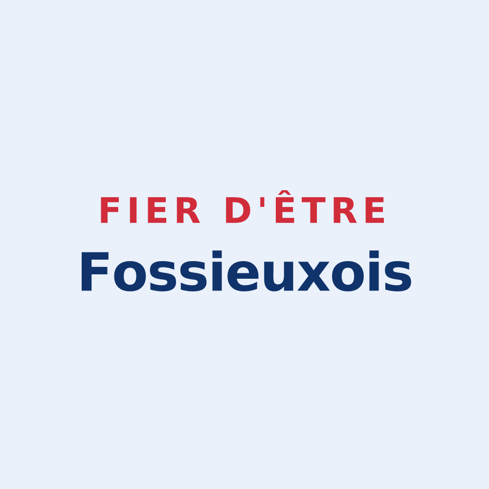 Sticker « Fier d'être Fossieuxois » — design pour Fossieux