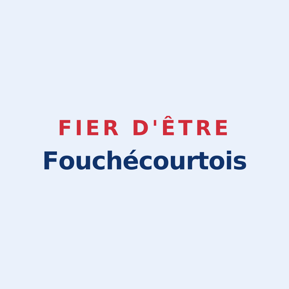 Sticker « Fier d'être Fouchécourtois » — design pour Fouchécourt