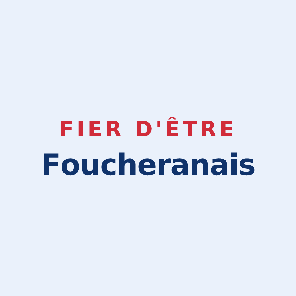 Sticker « Fier d'être Foucheranais » — design pour Foucherans