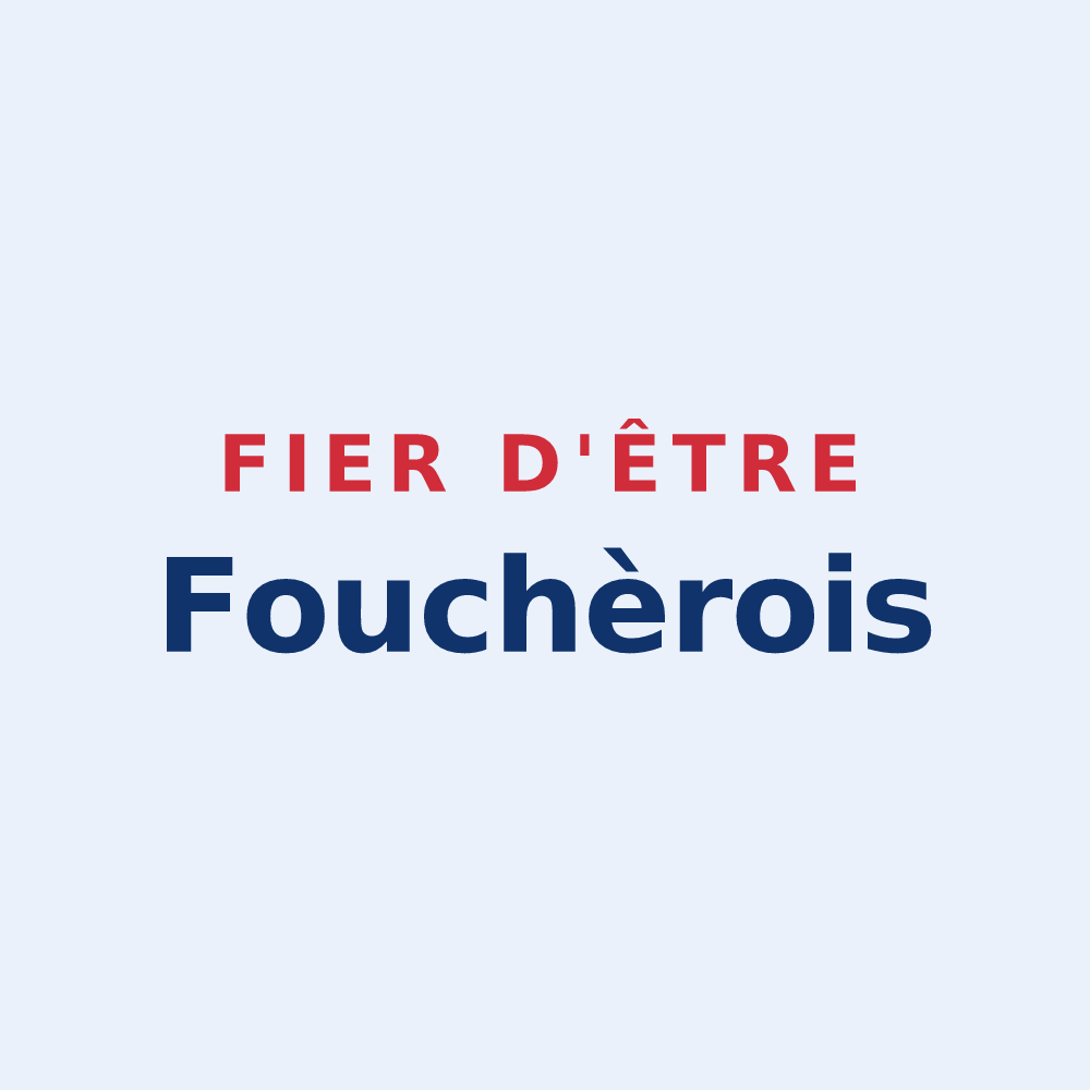 Sticker « Fier d'être Fouchèrois » — design pour Fouchères-aux-Bois