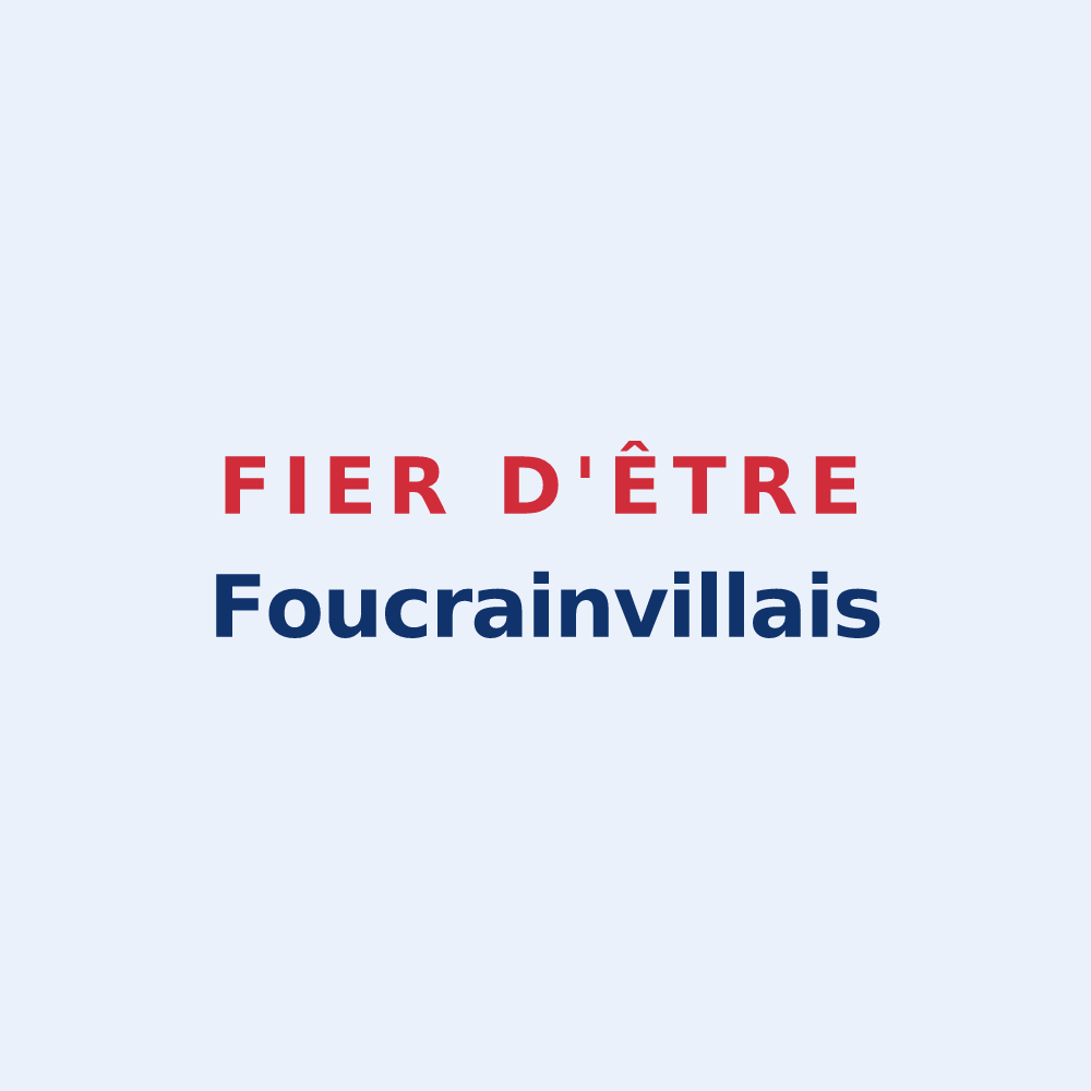 Sticker « Fier d'être Foucrainvillais » — design pour Foucrainville