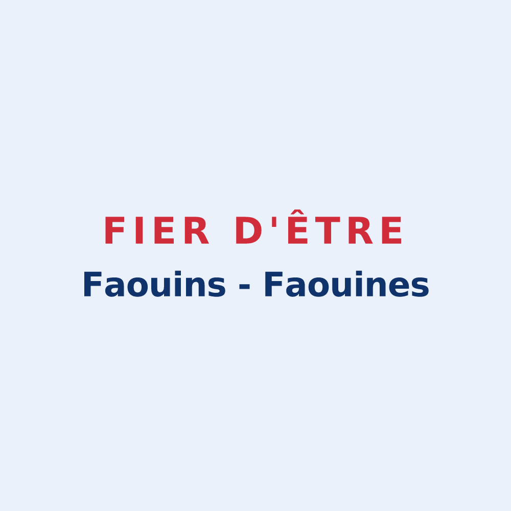 Sticker « Fier d'être Faouins - Faouines » — design pour Foug