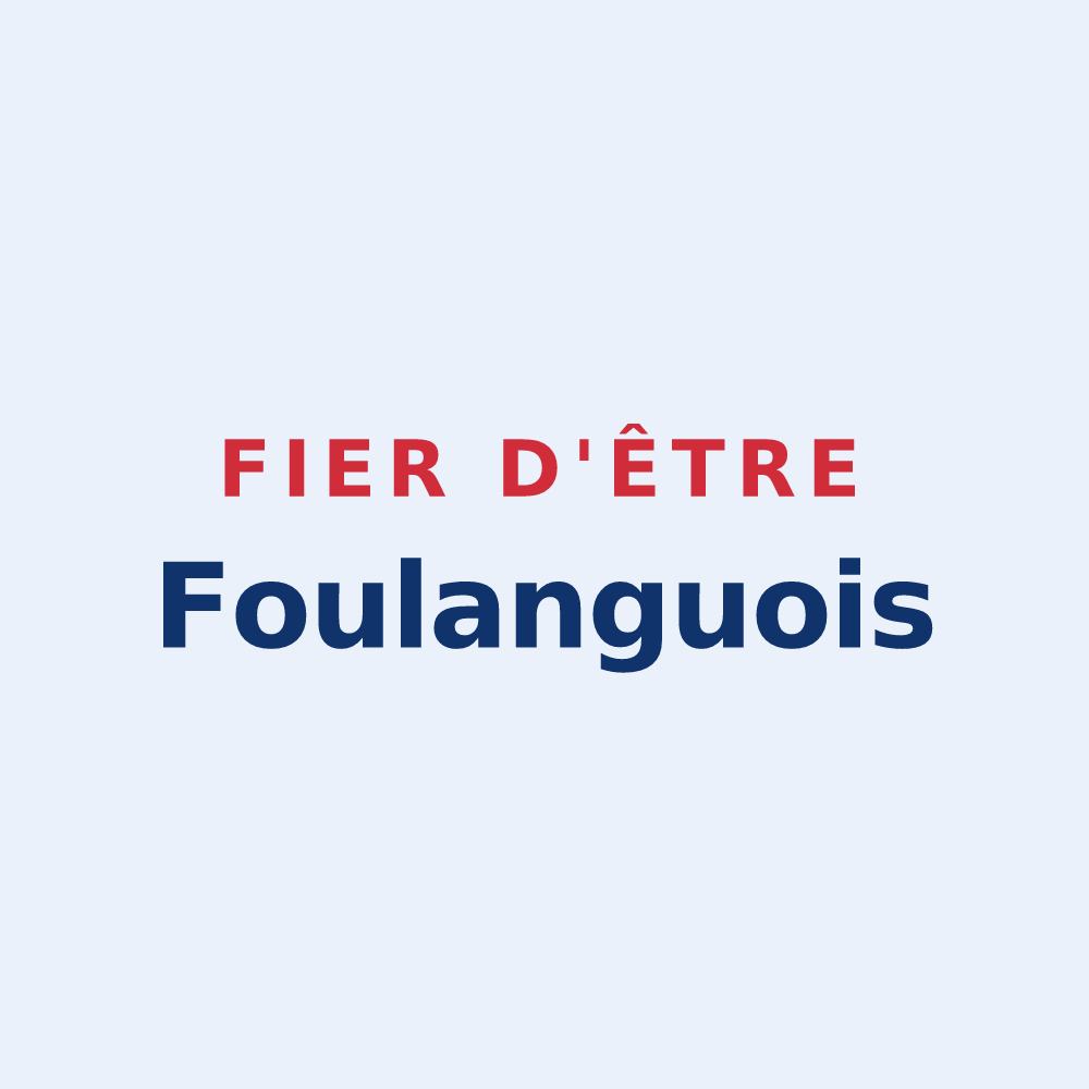 Sticker « Fier d'être Foulanguois » — design pour Foulangues