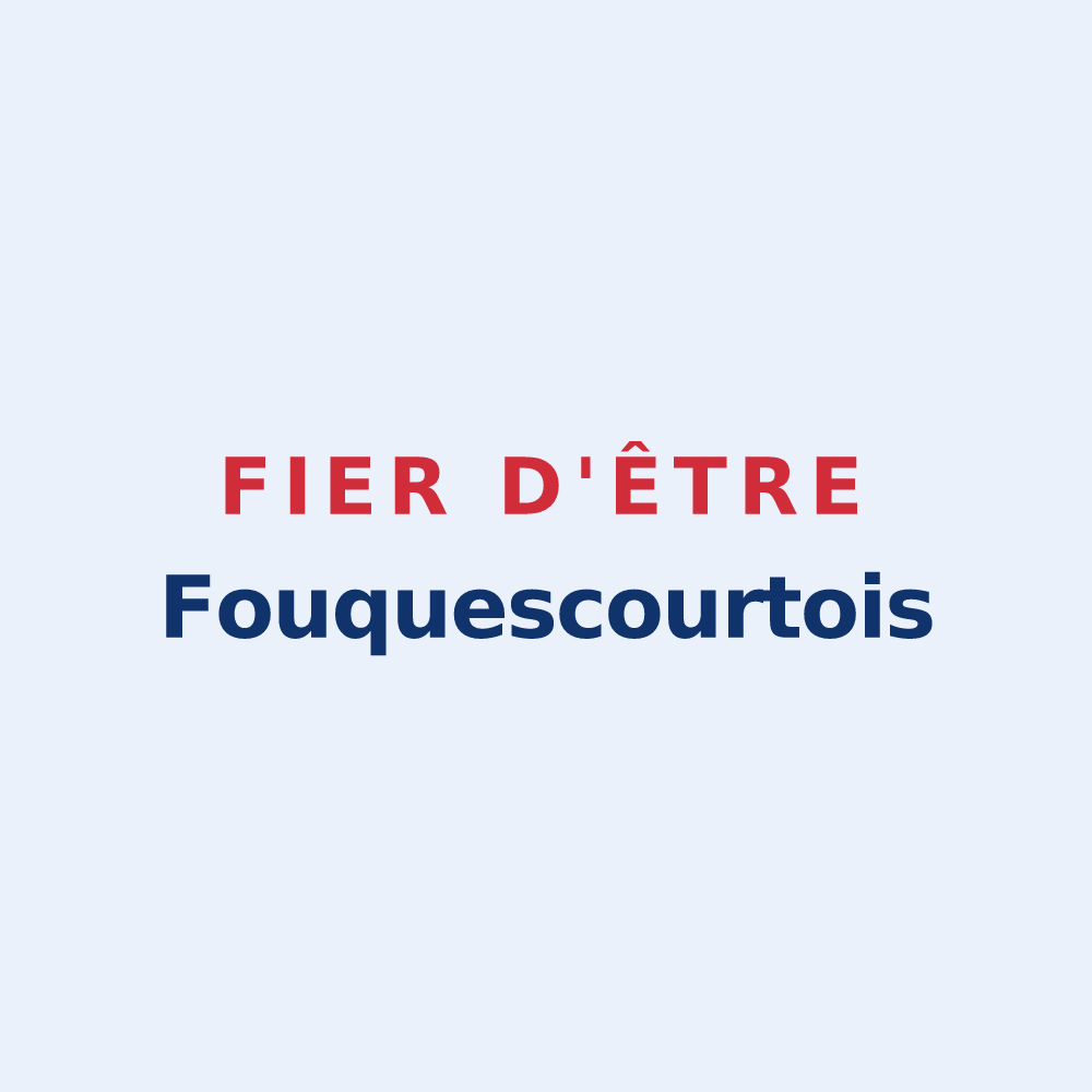 Sticker « Fier d'être Fouquescourtois » — design pour Fouquescourt